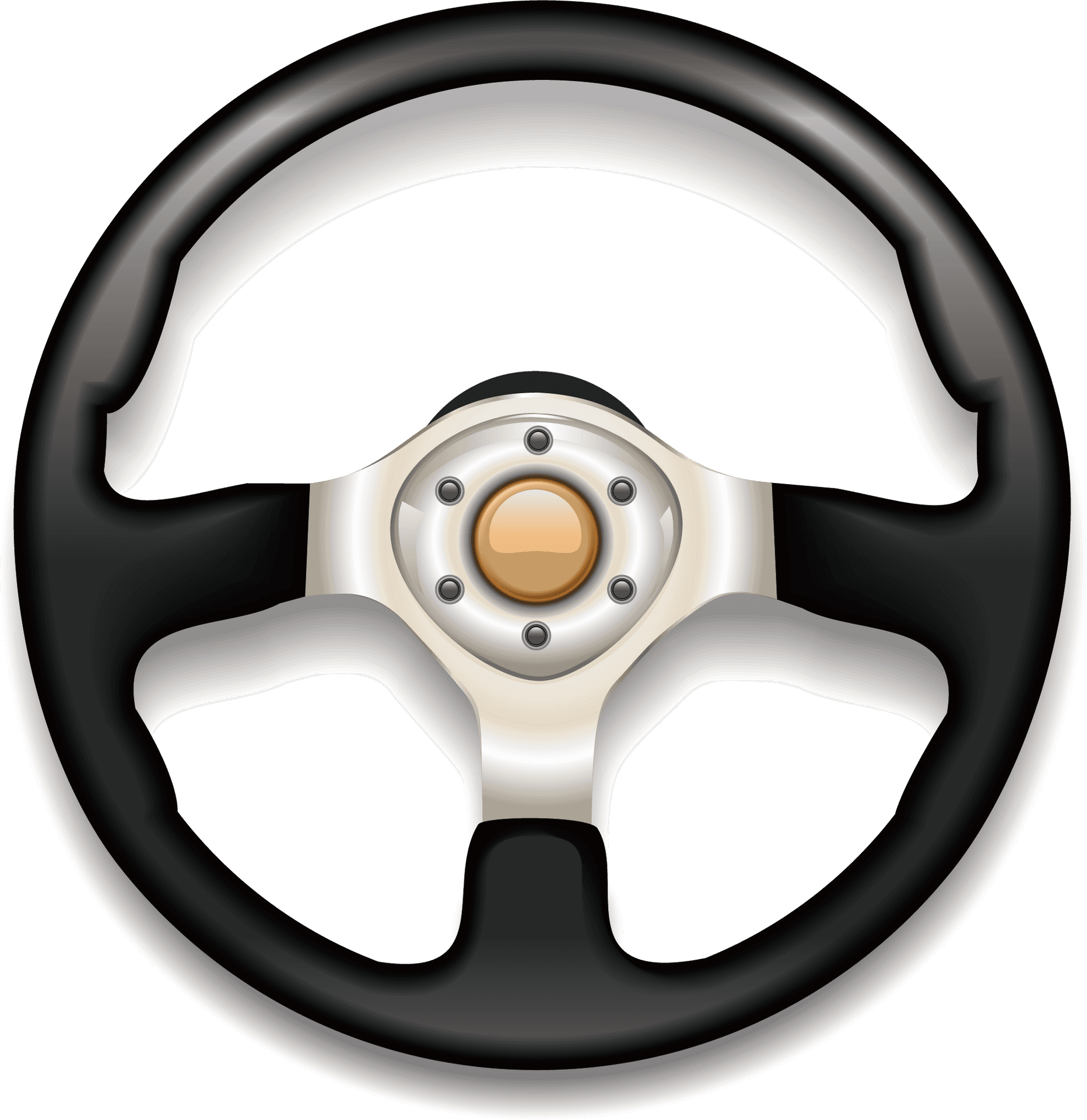 Modern Car Steering Wheel.png PNG