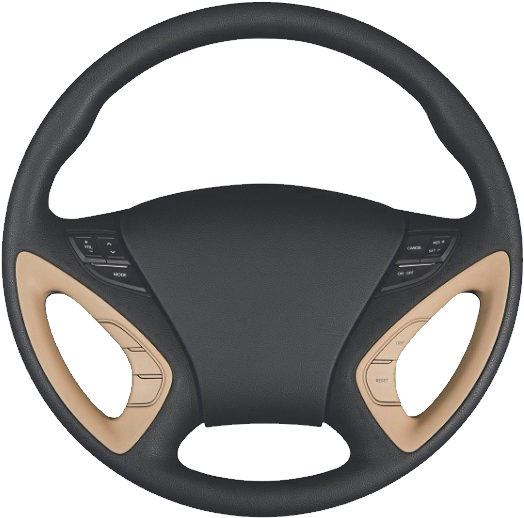 Modern Car Steering Wheel PNG