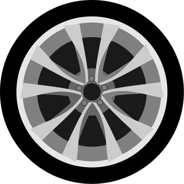 Modern Car Wheel Design.png PNG