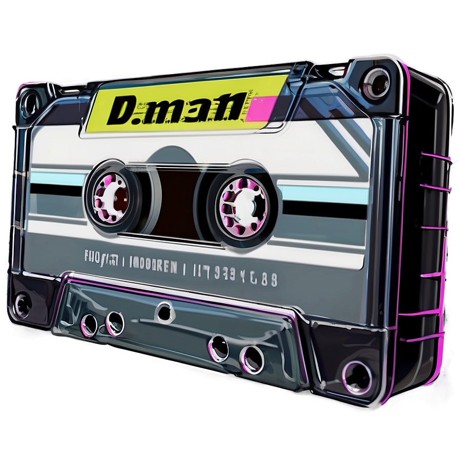 Modern Cassette Tape Png 05252024 PNG