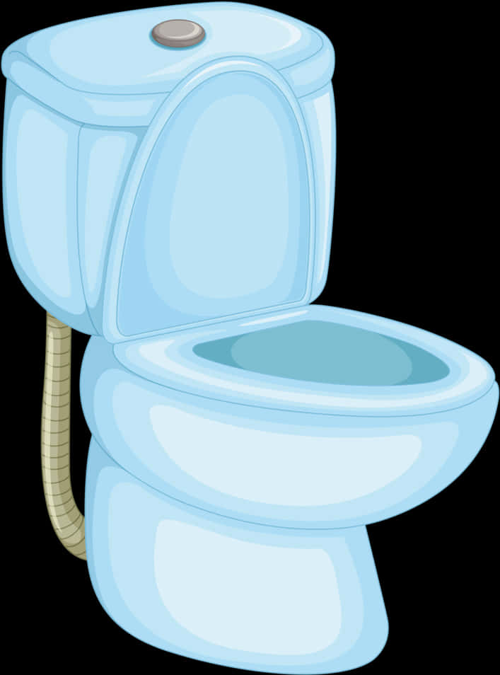 Modern Ceramic Toilet Illustration PNG