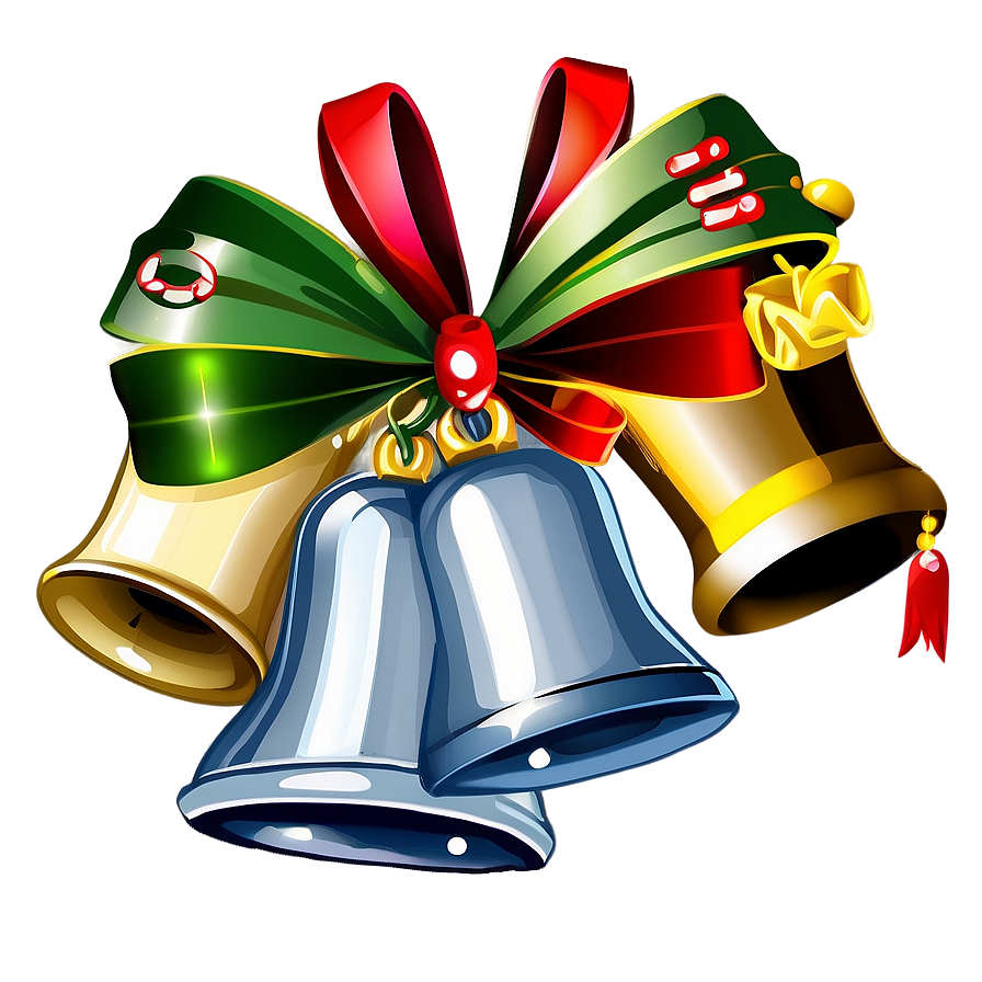 Modern Christmas Bells Png Gab50 PNG