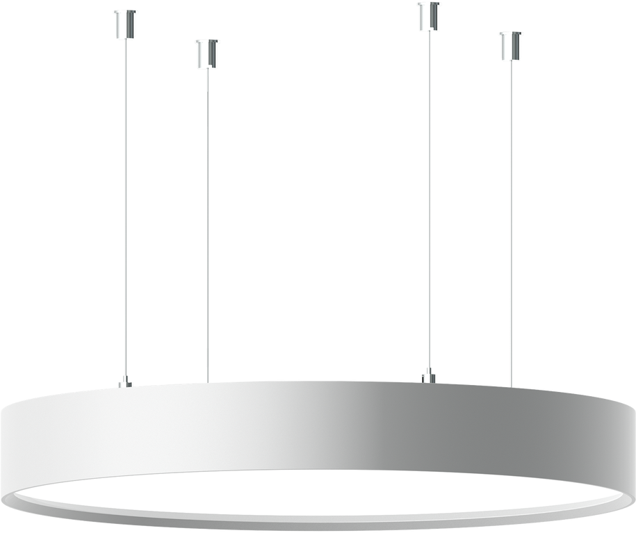 Modern Circular Hanging Light Fixture PNG