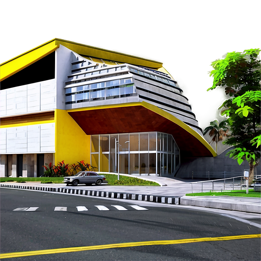 Modern City Street Architecture Png Pnu78 PNG