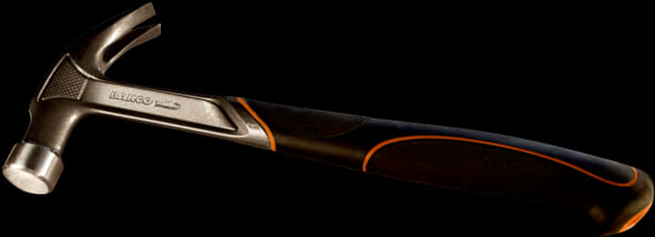 Modern Claw Hammer Black Background PNG