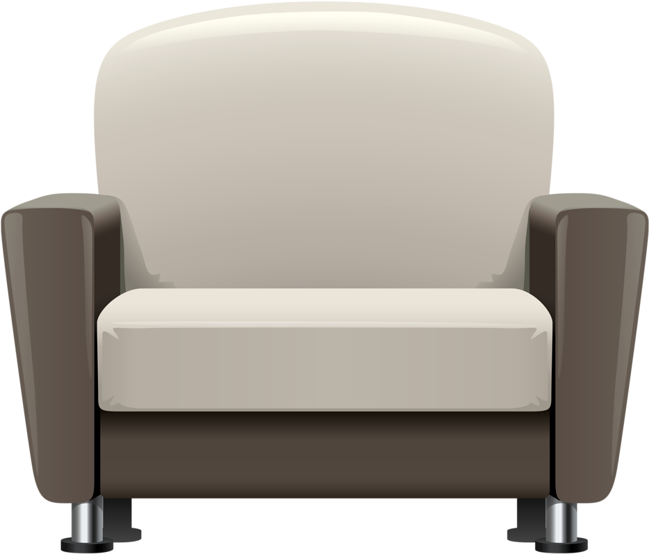 Modern Comfortable Armchair PNG