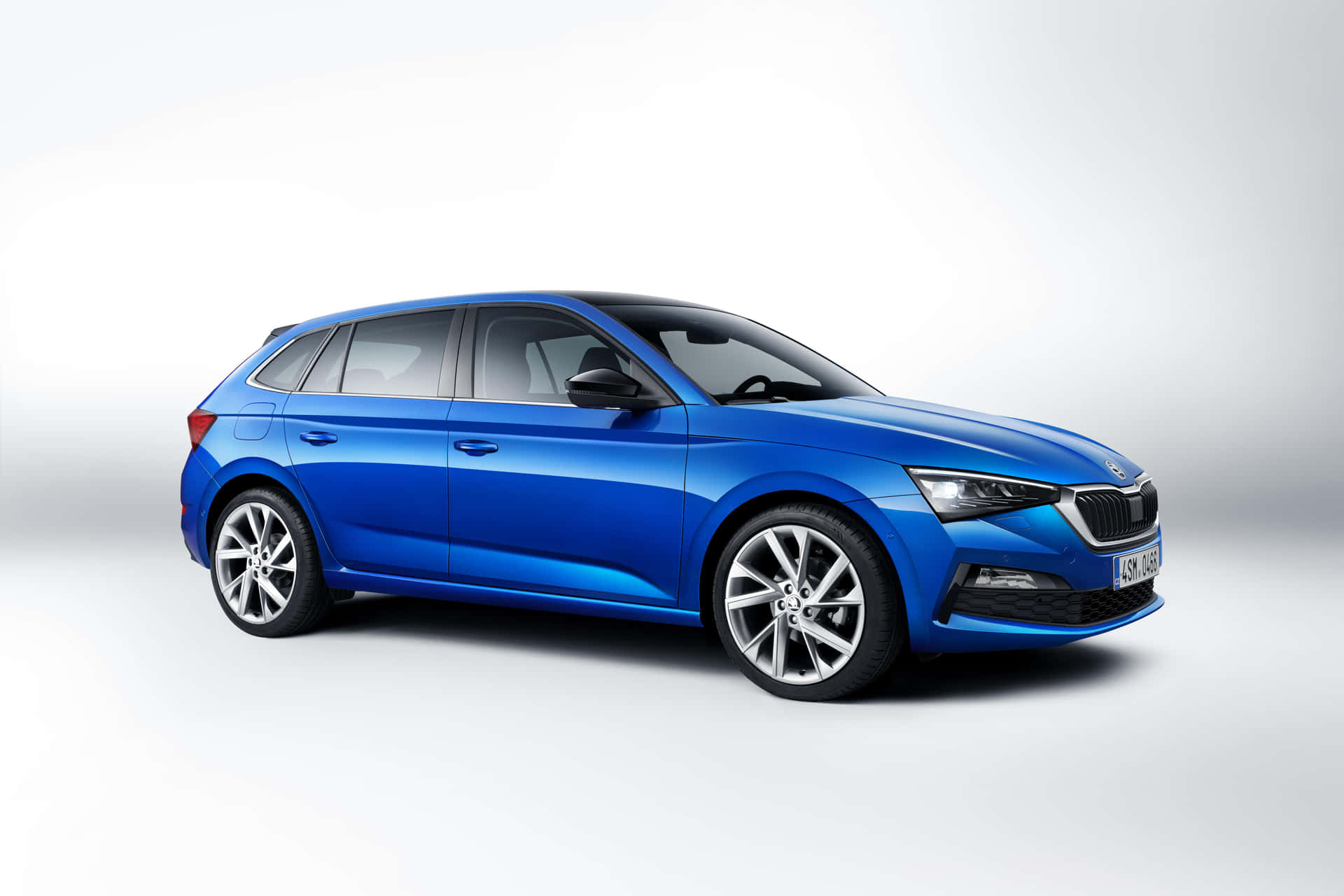 Modern Compact Elegance - The Skoda Scala Wallpaper