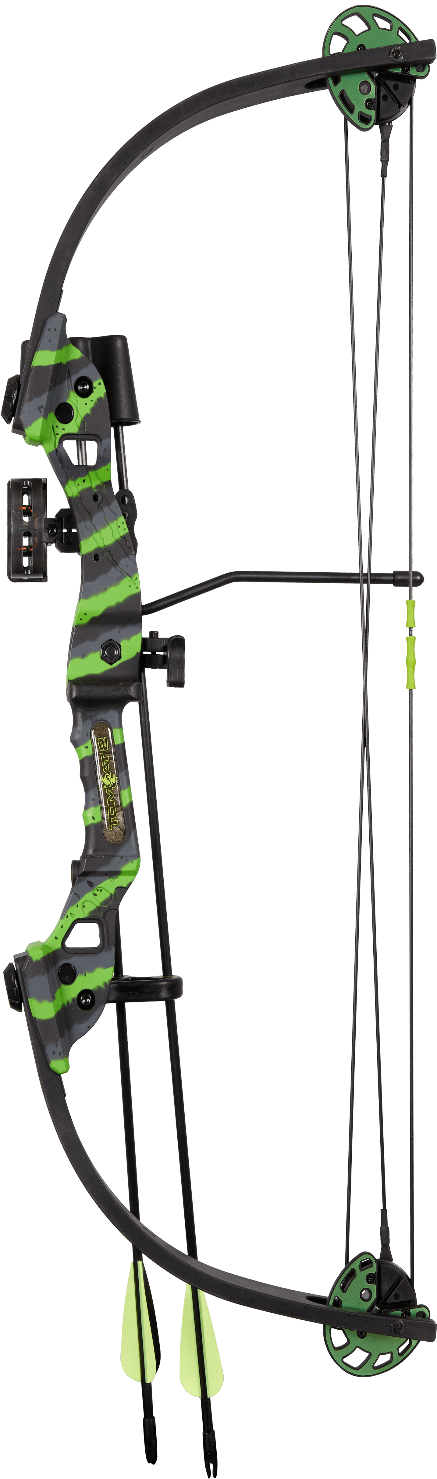 Modern Compound Bow Camouflage Design PNG