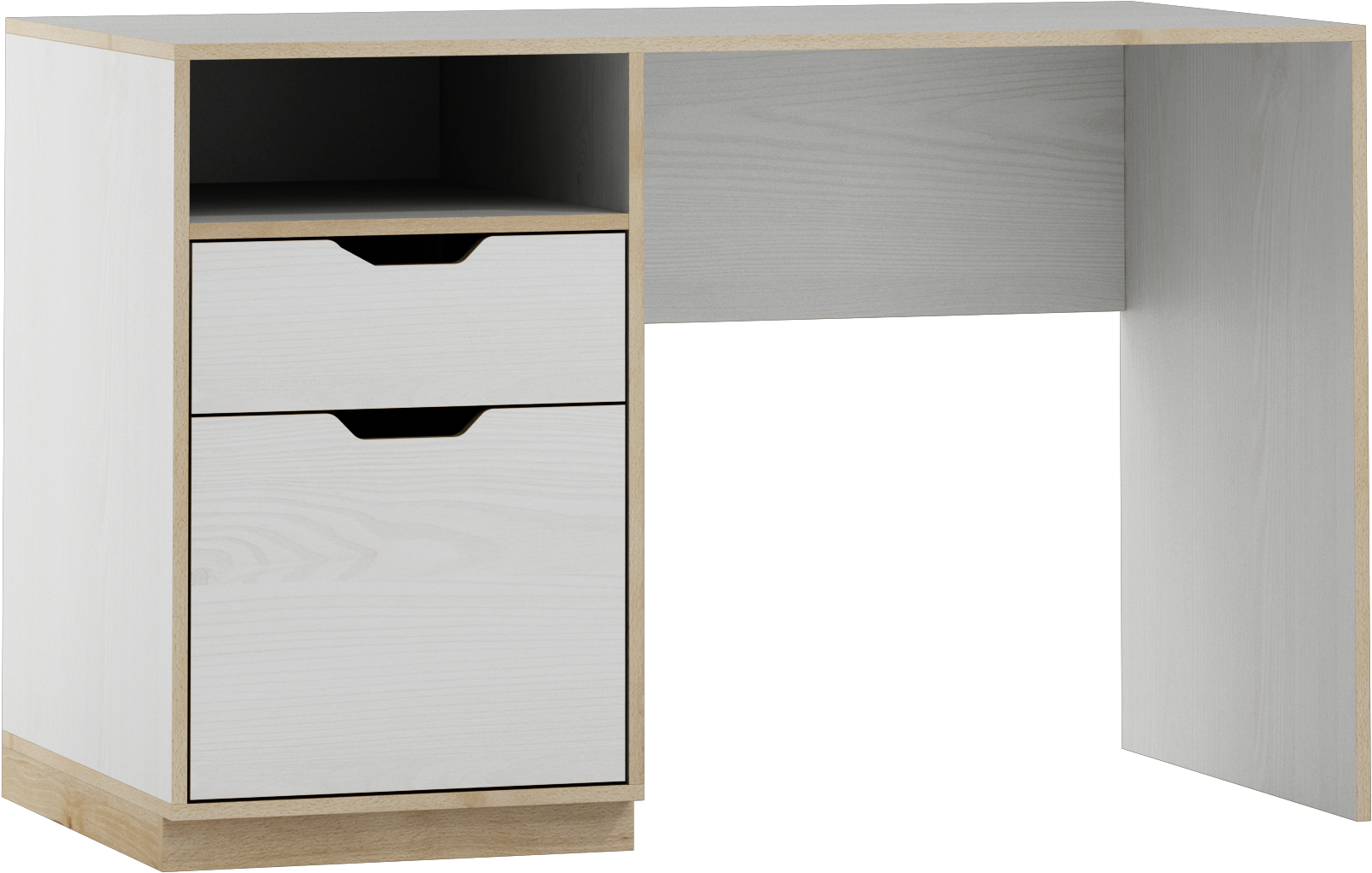 Modern Computer Deskwith Drawers PNG