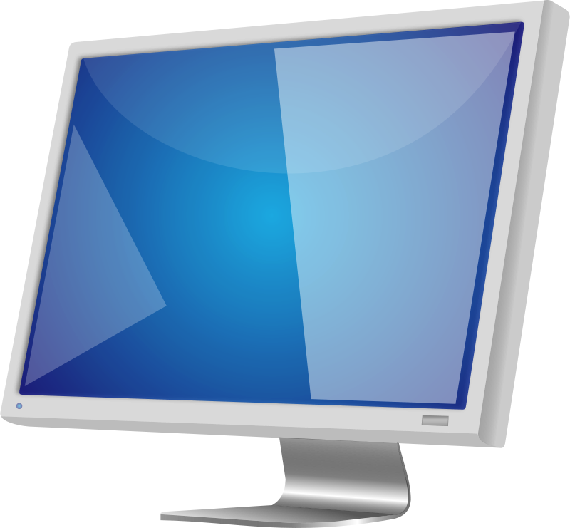 Modern Computer Monitor Display PNG