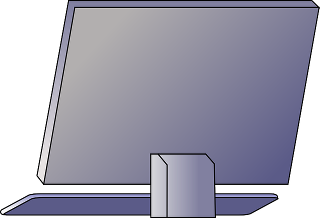 Modern Computer Monitor Vector Illustration PNG