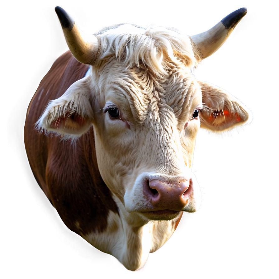 Modern Cow Head Png 06212024 PNG