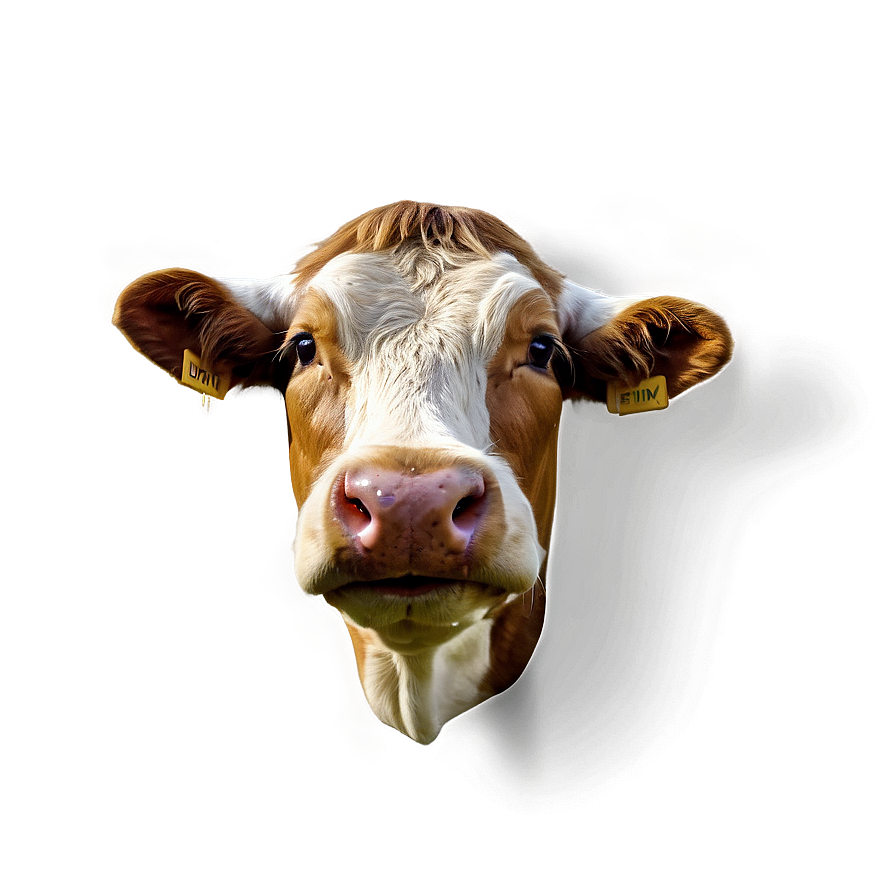 Modern Cow Head Png Pfg PNG