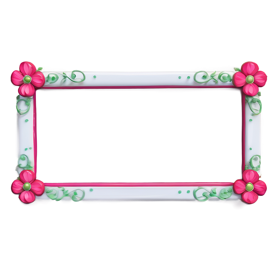 Modern Cute Frame Png 31 PNG