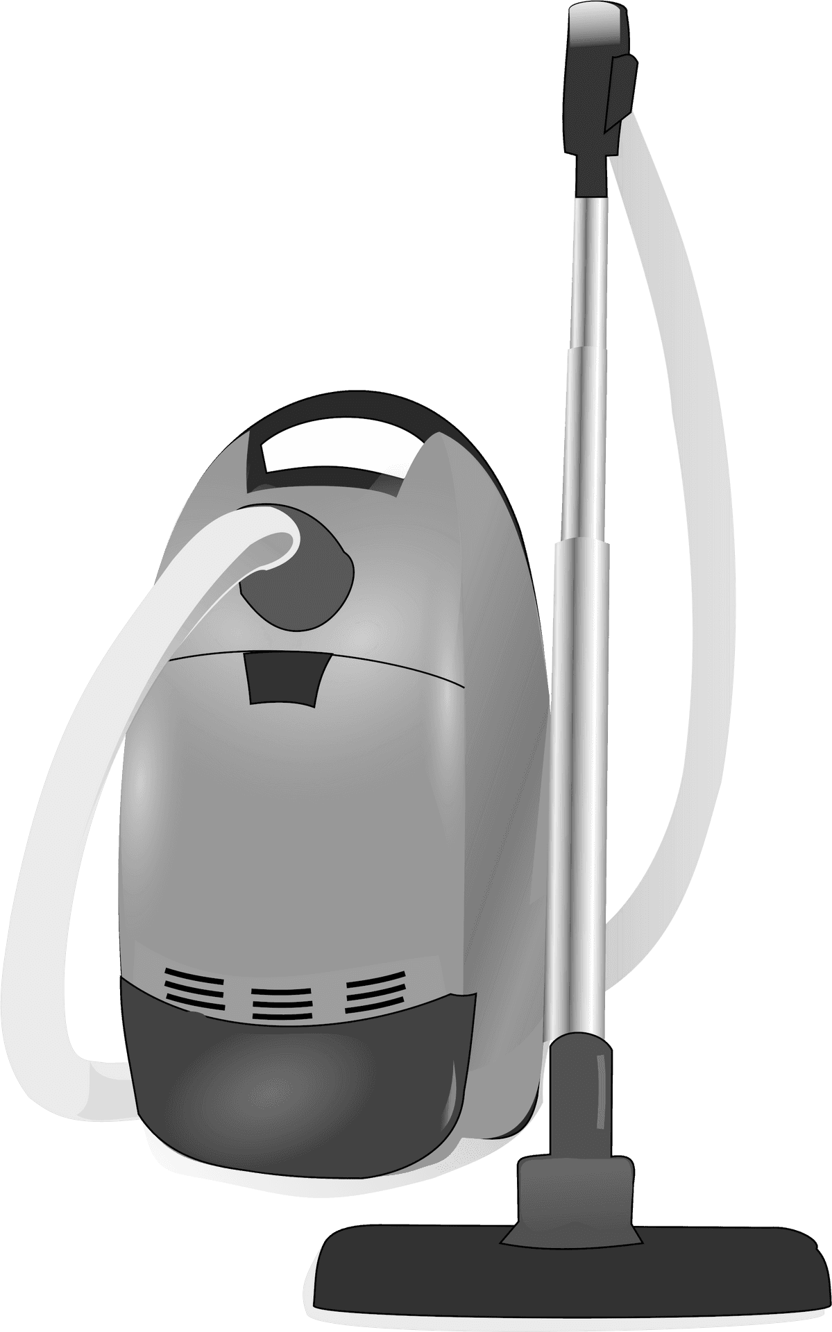 Modern Cylinder Vacuum Cleaner PNG