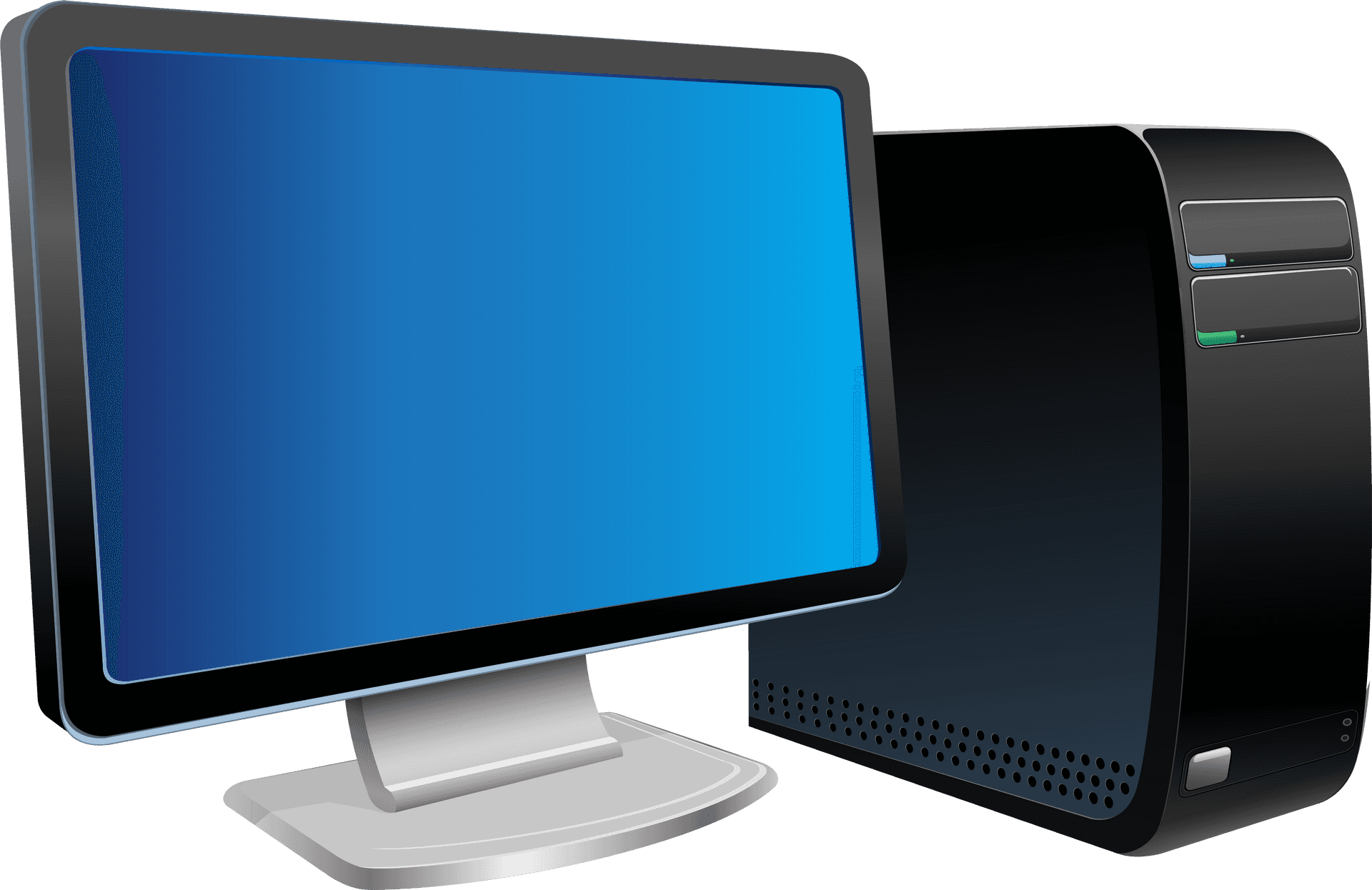Modern Desktop Computer Clipart PNG