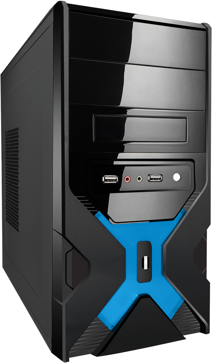 Modern Desktop Computer Tower PNG