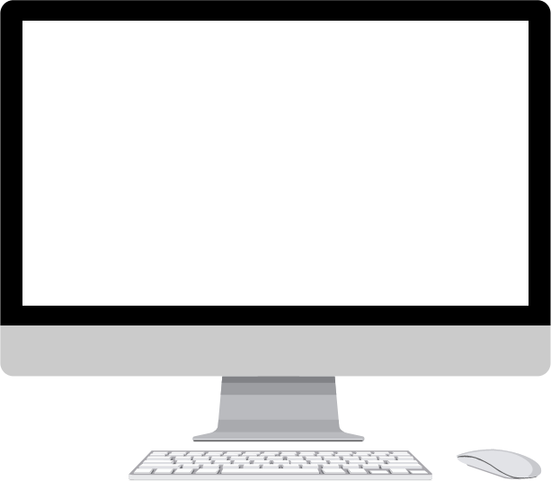 Modern Desktop Setup PNG