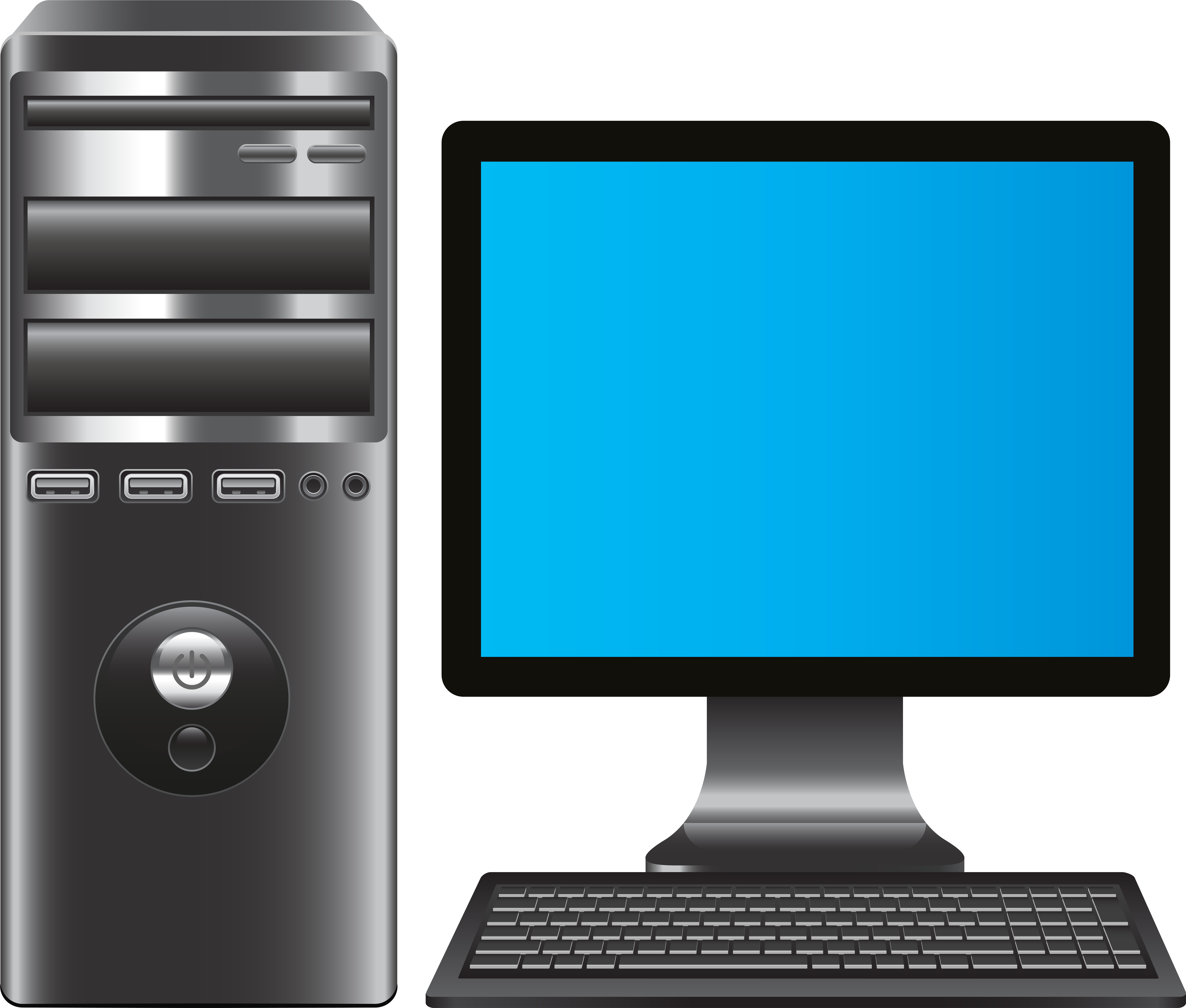 Modern Desktop Setup PNG