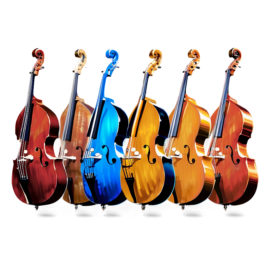 Modern Double Bass Design Png 06242024 PNG