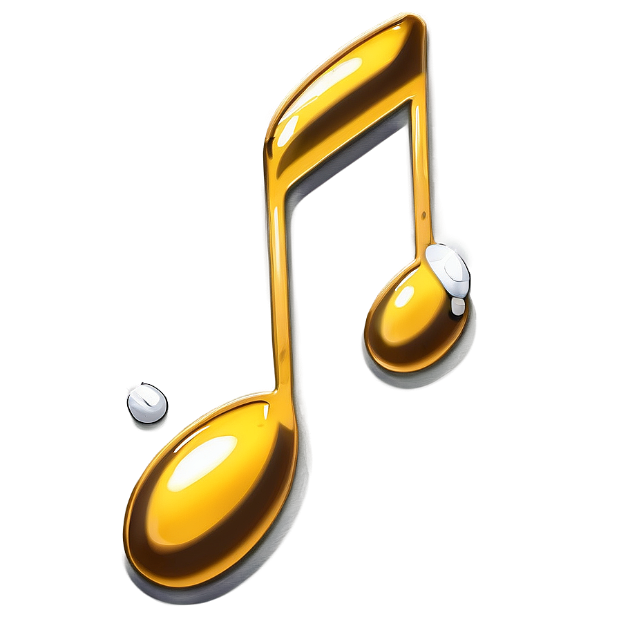 Modern Eighth Note Png 8 PNG