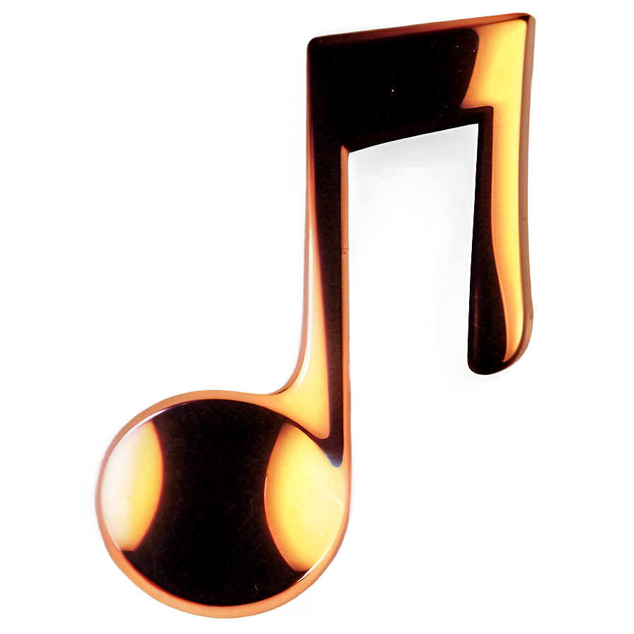 Modern Eighth Note Png Jov75 PNG