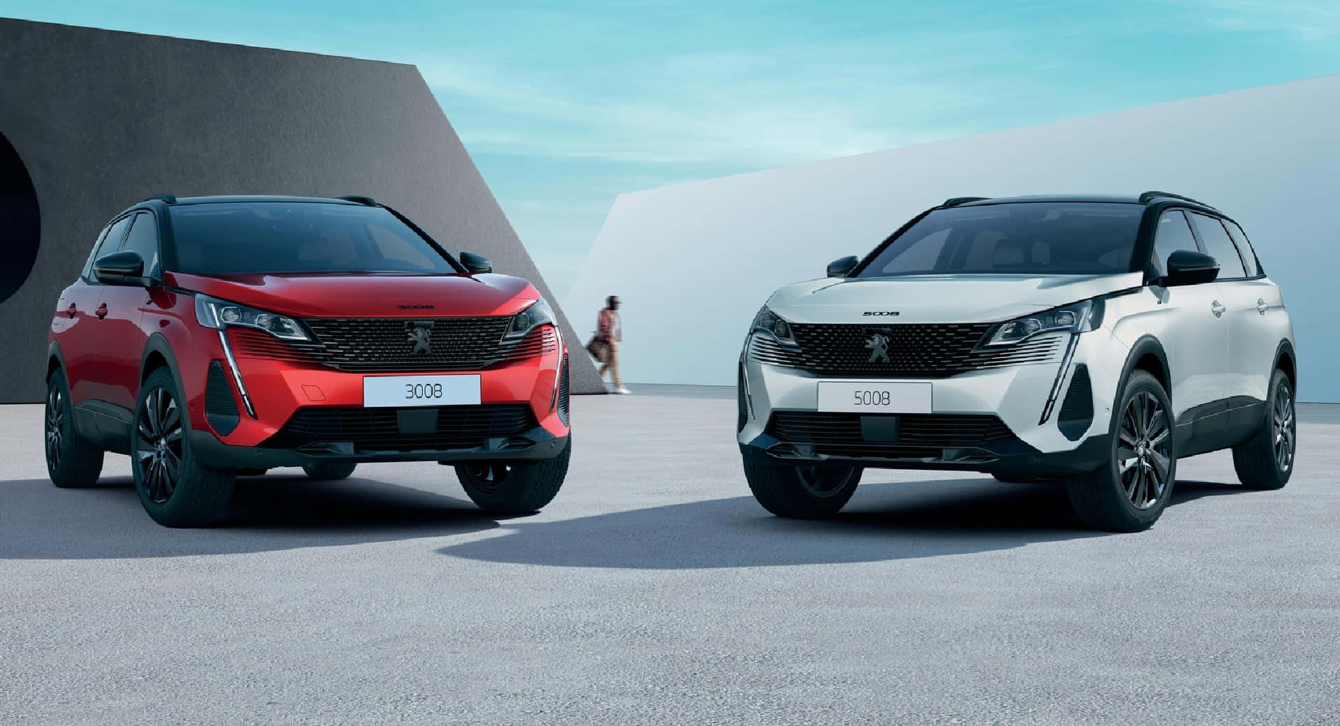 Modern Elegance - The New Peugeot 5008 Suv Wallpaper