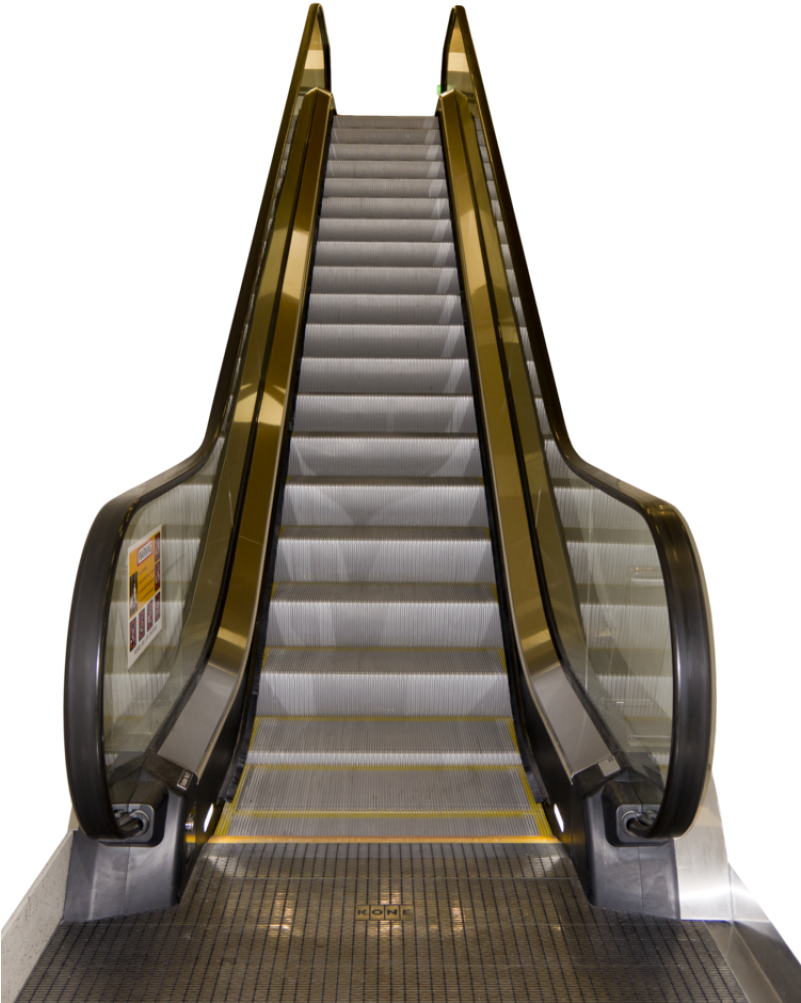 Modern Escalator Design PNG