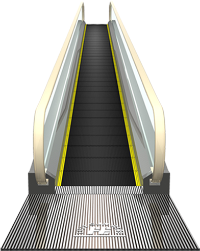 Modern Escalator Design PNG