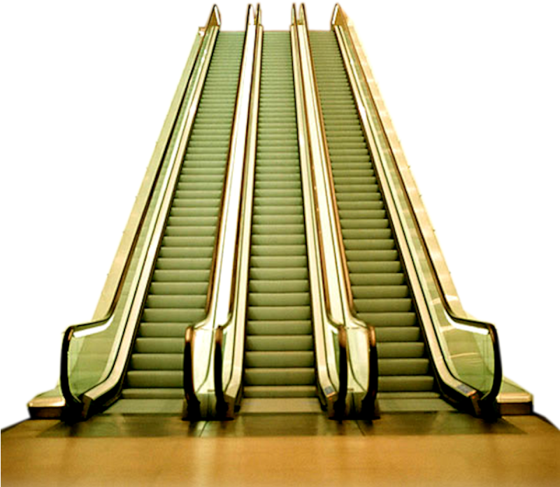 Modern Escalator Design PNG