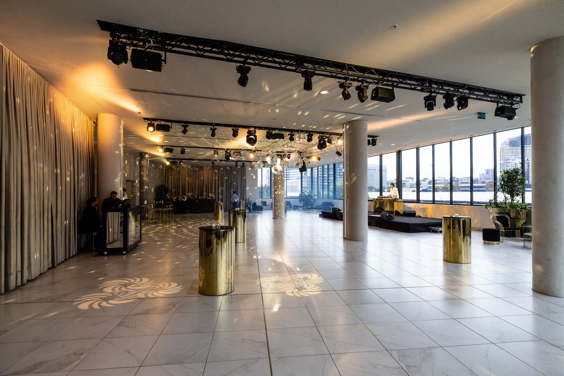 Moderne Eventlokale Melbourne South Wharf Bakgrunnsbildet