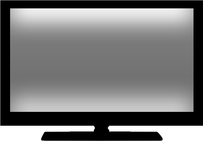 Modern Flat Screen T V Icon PNG