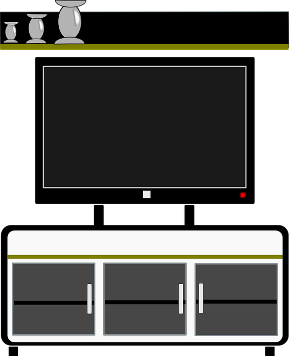 Modern Flat Screen T V Setup PNG