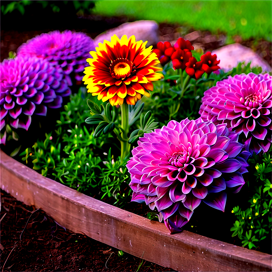 Modern Flower Bed Png Yhm PNG