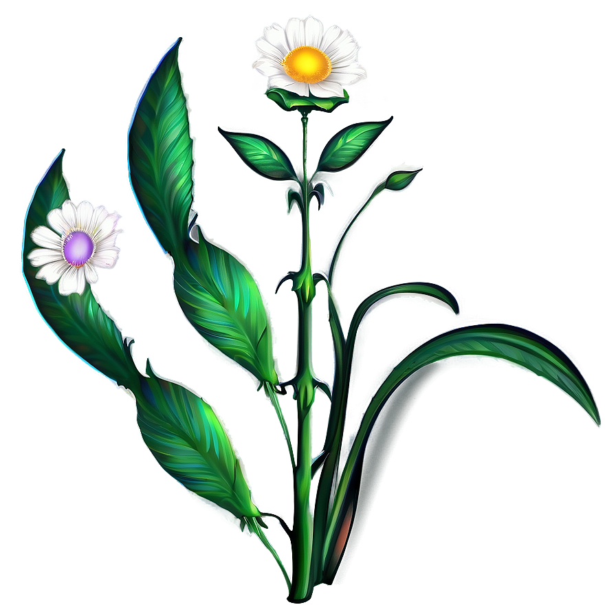 Modern Flower Stem Png Lku76 PNG