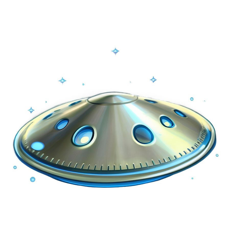 Modern Flying Saucer Artwork Png Qbq23 PNG