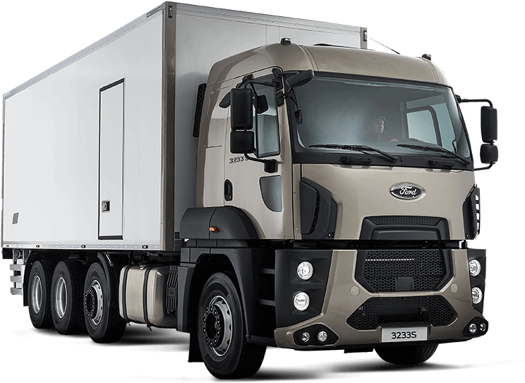 Modern Ford Cargo Truck PNG