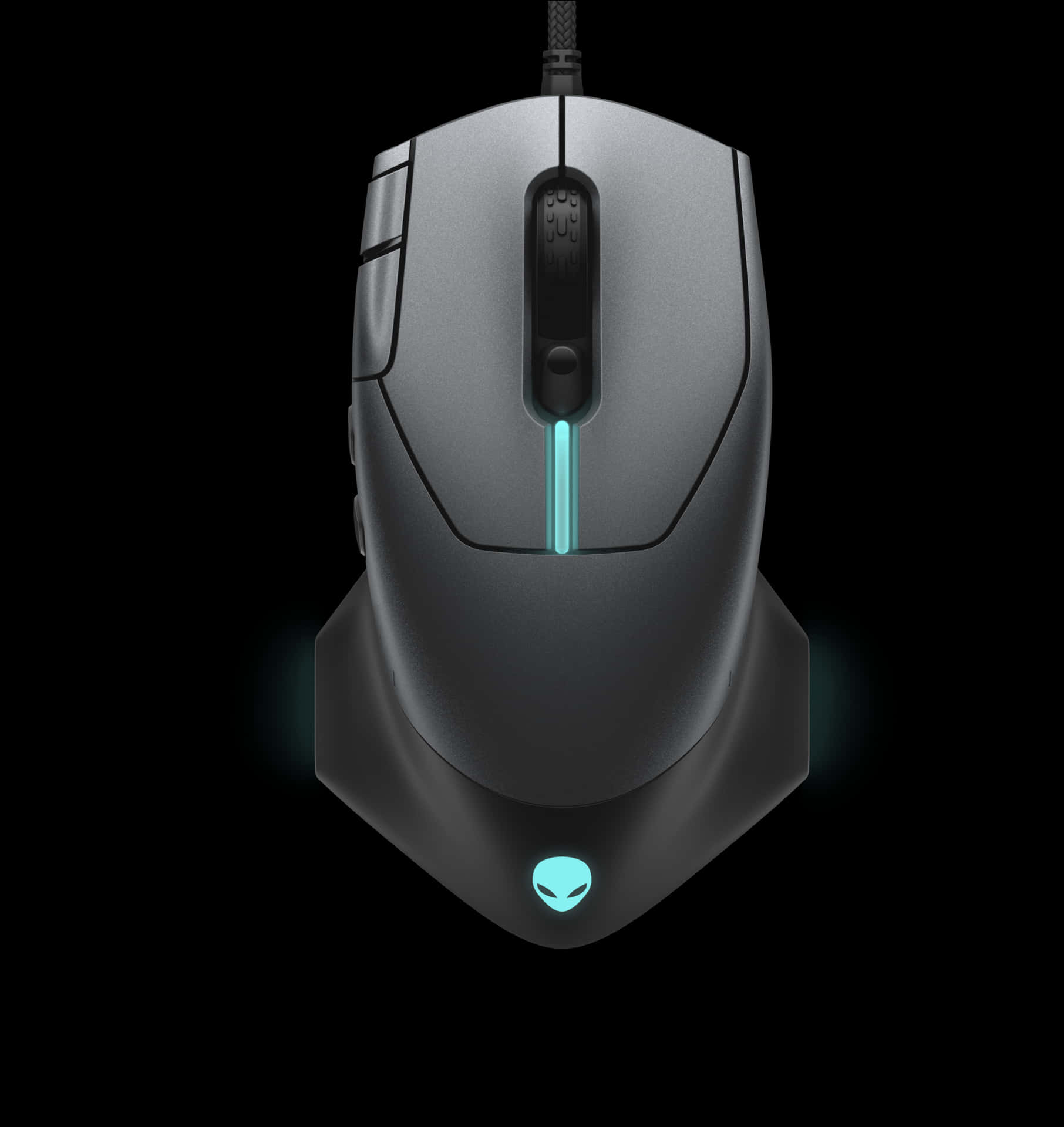 Modern Gaming Mouse Illuminated PNG
