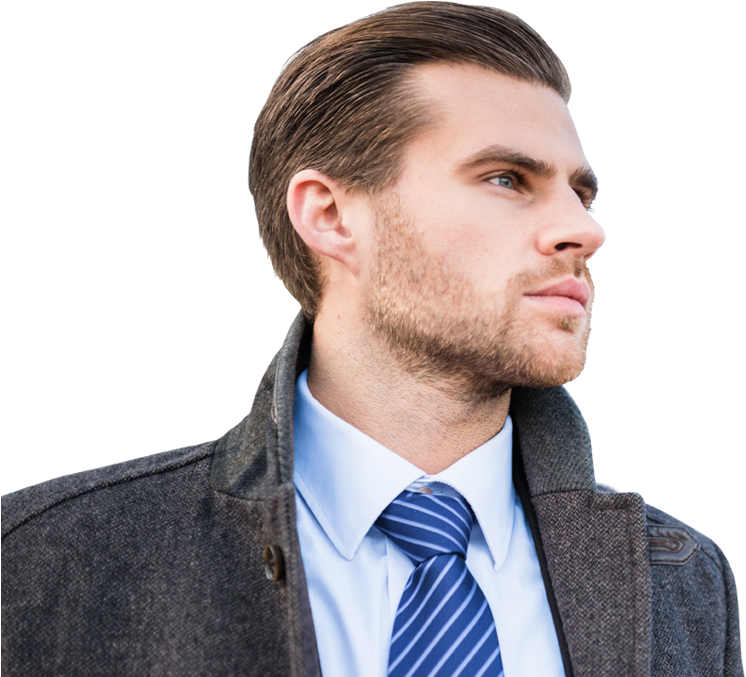 Modern Gentleman Profile PNG