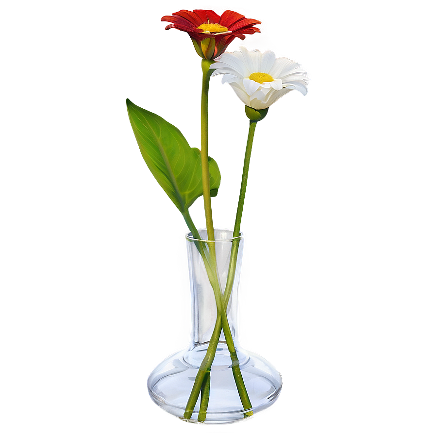 Modern Glass Flower Vase Png Tka15 PNG