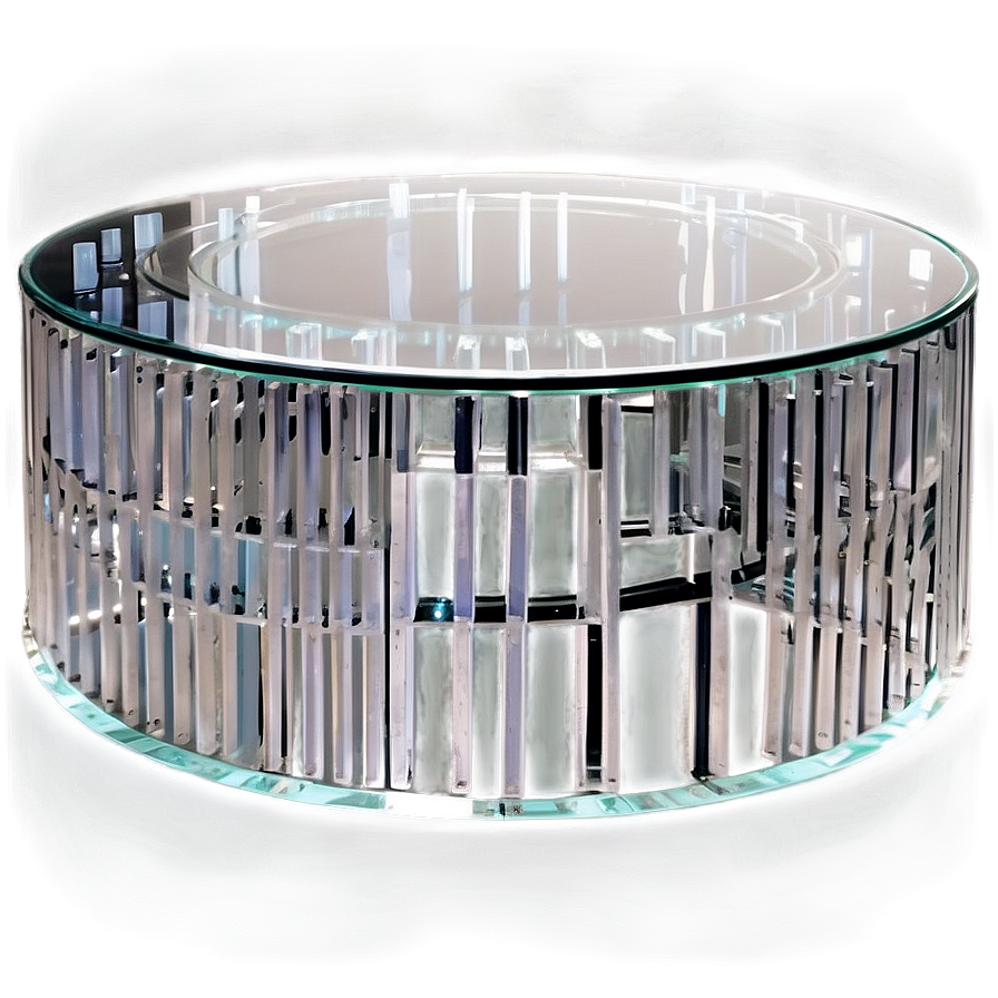 Modern Glass Round Table Png 31 PNG