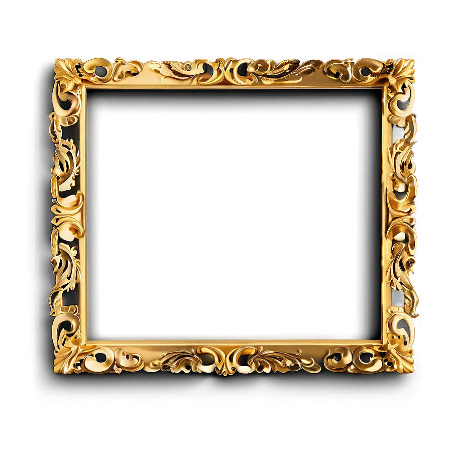 Modern Gold Frame Png Gpf PNG