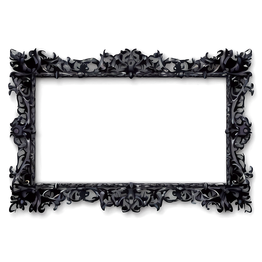 Modern Gothic Frame Png 19 PNG