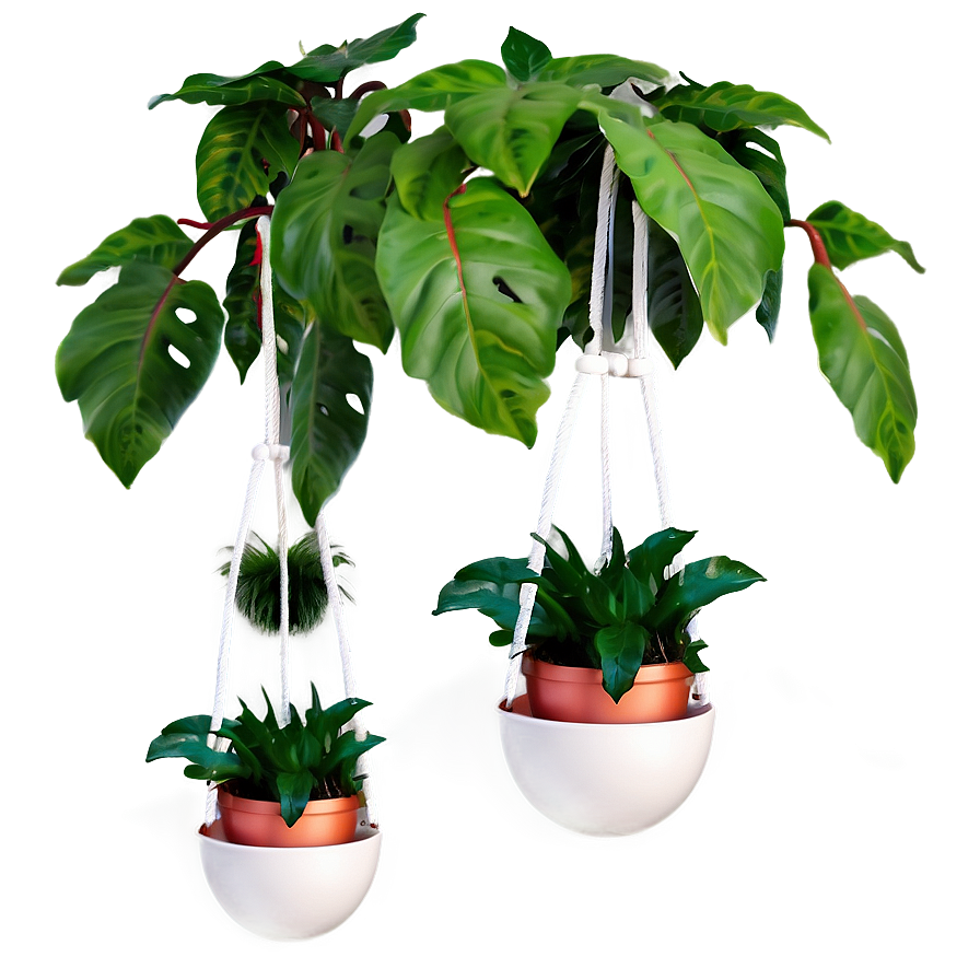 Modern Hanging Plant Png 05252024 PNG