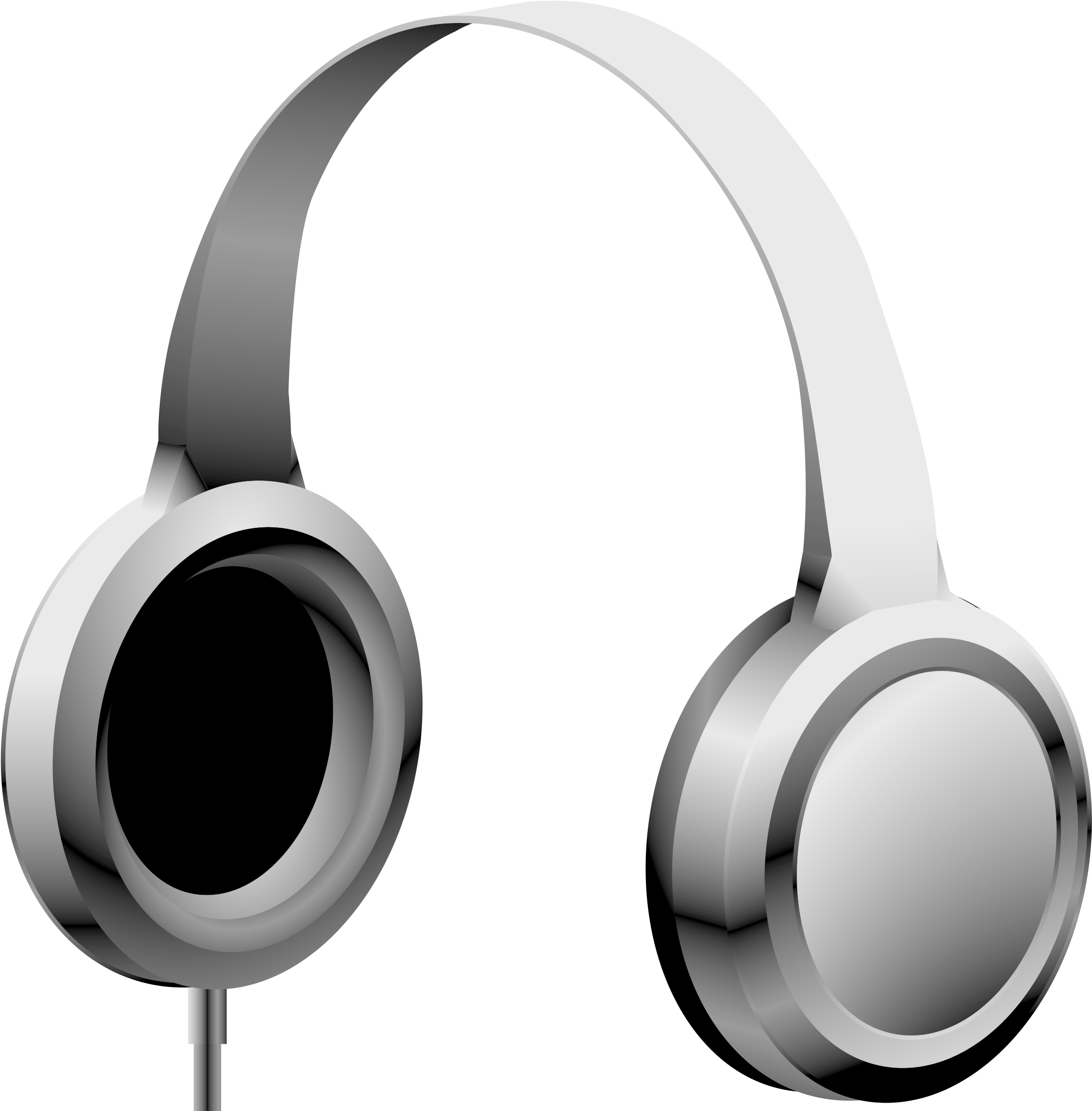 Modern Headphones3 D Render PNG