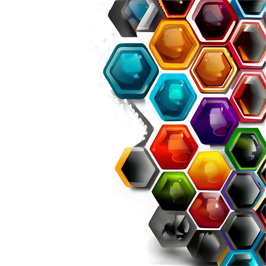 Modern Hexagon Background Png 47 PNG