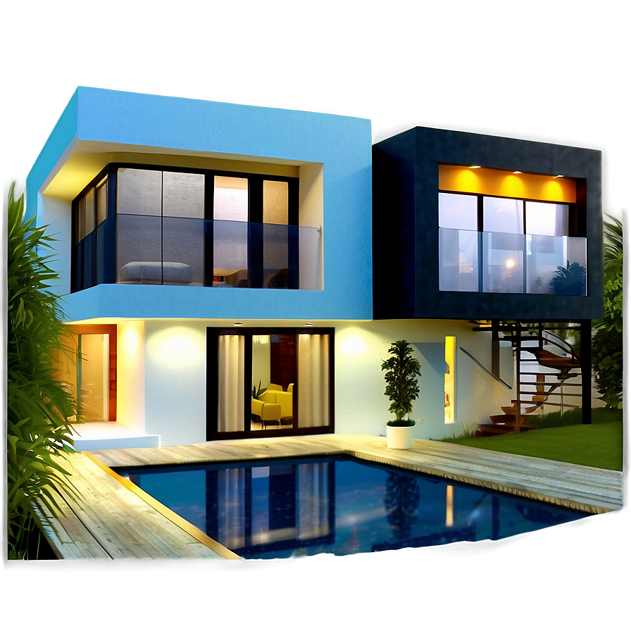 Modern Home Design Png Mka PNG