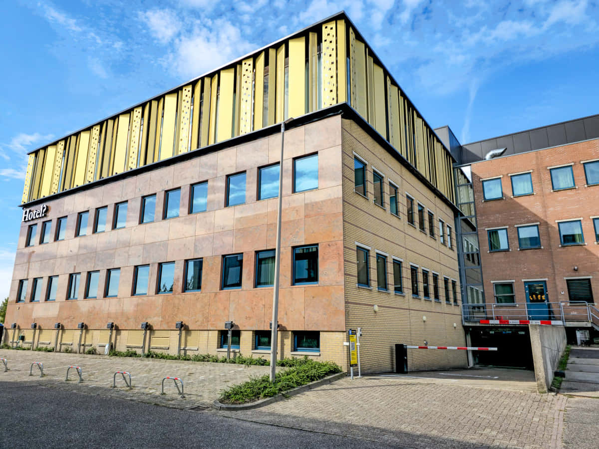 Modern Hotelgebouw Hoofddorp Achtergrond