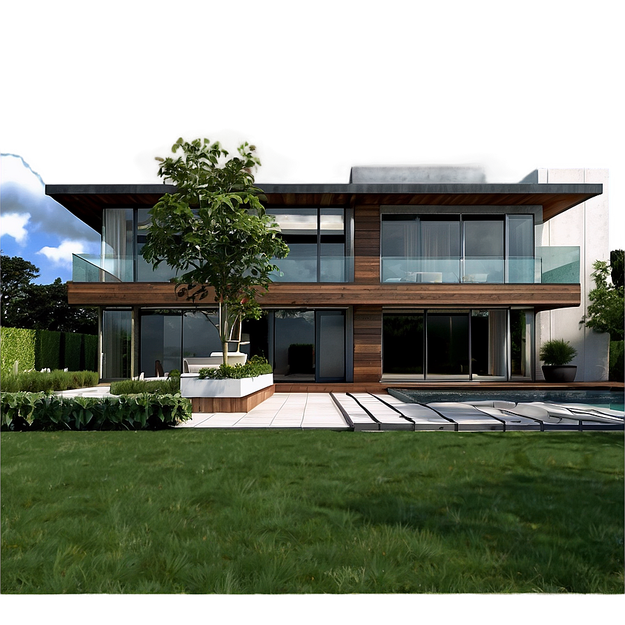 Modern House A PNG