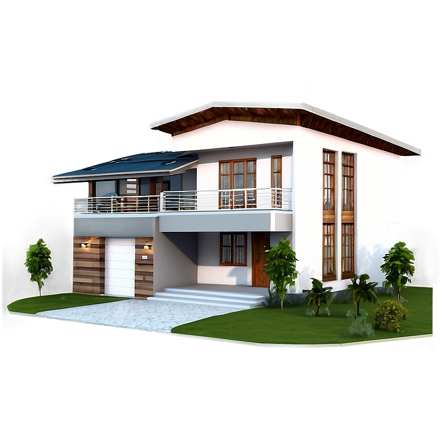 Modern House B PNG